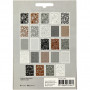 Blondekarton i blok, sort, natur, grå, hvid, A6, 104x146 mm, 200 g, 24 stk./ 1 pk.