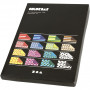Color Bar rivepapir, ass. farver, A4, 210x297 mm, 100 g, 16x10 ark/ 1 pk.