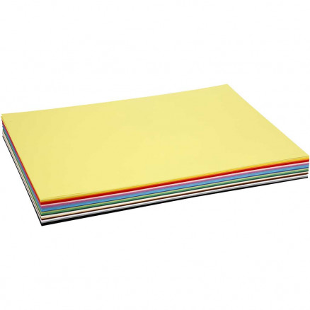 Creativ karton, A2 420x600 mm, 180 g, ass. farver, 20ass. ark thumbnail