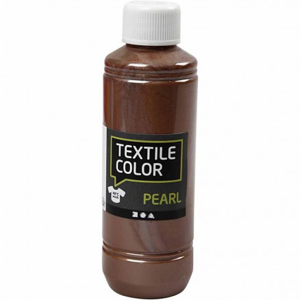 Textile Color, brun, perlemor, 250 ml/ 1 fl.