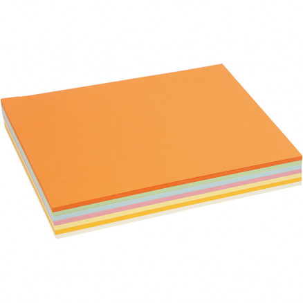 Pastel karton, A4 210x297 mm, 160 g, pastelfarver, 210ass. ark thumbnail