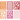 Blondekarton i blok, orange, pink, rød, rosa, A6, 104x146 mm, 200 g, 24 stk./ 1 pk.