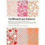 Blondekarton i blok, orange, pink, rød, rosa, A6, 104x146 mm, 200 g, 24 stk./ 1 pk.