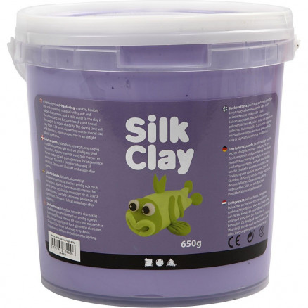 Silk ClayÂ®, lilla, 650 g/ 1 spand