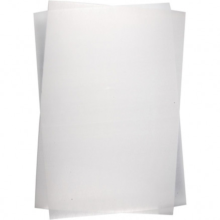 Krympeplast, ark 20x30 cm, blank transparent, 100ark thumbnail