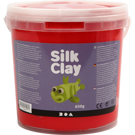Silk Clay®, rød, 650g thumbnail