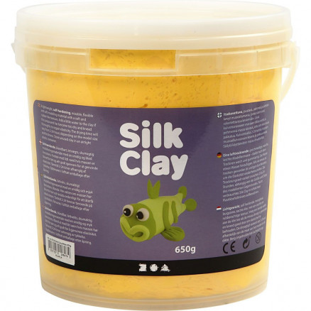 Silk ClayÂ®, gul, 650 g/ 1 spand