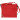 Skoletaske, rød, D: 6 cm, str. 36x31 cm, 1 stk.