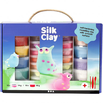 Silk ClayÂ® gaveæske, ass. farver, 1 sæt