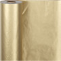 Gavepapir, guld, B: 50 cm, 60 g, 100 m/ 1 rl.