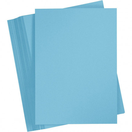 Karton, A4 210x297 mm, 180 g, klar blå, 100ark thumbnail
