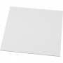 Malerplade, str. 20x20 cm, tykkelse 3 mm, hvid, 280 g, 10stk.