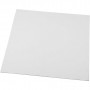 Malerplade, str. 30x30 cm, tykkelse 3 mm, hvid, 280 g, 10stk.