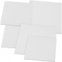 Malerplade, hvid, str. 15x15+20x20 cm, 280 g, 80 stk./ 1 pk.