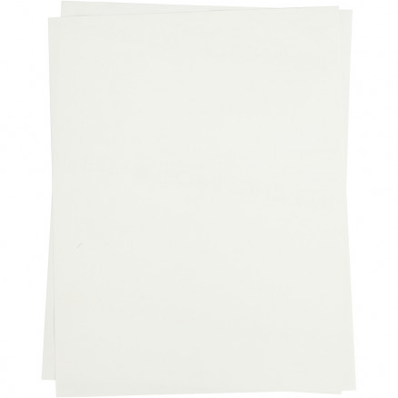 Transferpapir, ark 21,5x28 cm, hvid, til lyse og mørke tekstiler, 3ark thumbnail