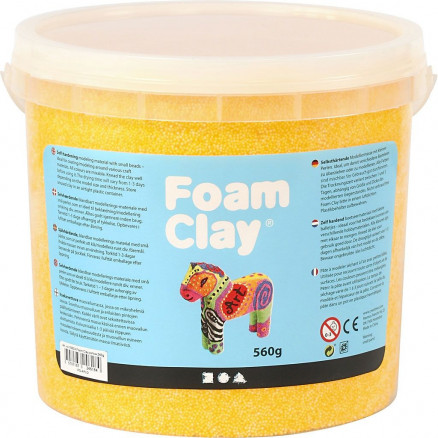 Foam ClayÂ®, gul, 560 g/ 1 spand