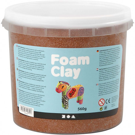 Foam ClayÂ®, brun, 560 g/ 1 spand