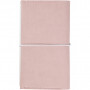 Kalender, rosa, str. 10x18x1,5 cm, elastiklukning, 1 stk.