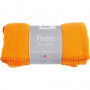 Fleece, L: 125 cm, B: 150 cm, orange, 1stk., 200 g/m2