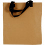Mulepose, str. 35x38 cm, lys brun, 1stk.