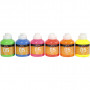 A-Color akrylmaling, neonfarver, 05 - neon, 6x500ml