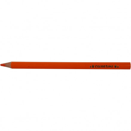 Colortime farveblyanter, orange, L: 17,45 cm, mine 5 mm, JUMBO, 12 stk