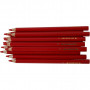 Colortime farveblyanter, rød, L: 17,45 cm, mine 5 mm, JUMBO, 12 stk./ 1 pk.