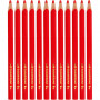 Colortime farveblyanter, rød, L: 17,45 cm, mine 5 mm, JUMBO, 12 stk./ 1 pk.