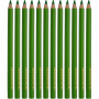 Colortime farveblyanter, lys grøn, L: 17,45 cm, mine 5 mm, JUMBO, 12 stk./ 1 pk.