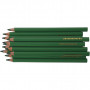Colortime farveblyanter, grøn, L: 17,45 cm, mine 5 mm, JUMBO, 12 stk./ 1 pk.