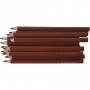 Colortime farveblyanter, brun, L: 17,45 cm, mine 5 mm, JUMBO, 12 stk./ 1 pk.