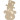 Papfigur med indbygget lys, snemand, H: 27 cm, B: 17,5 cm, 1stk., dybde 4 cm