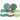 Infinity Hearts Dahlia Stofgarn 11 Grønne Nuancer - 1 stk
