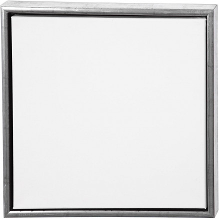 ArtistLine Canvas med ramme, udv. mål 44x44 cm, dybde 3 cm, hvid, anti thumbnail