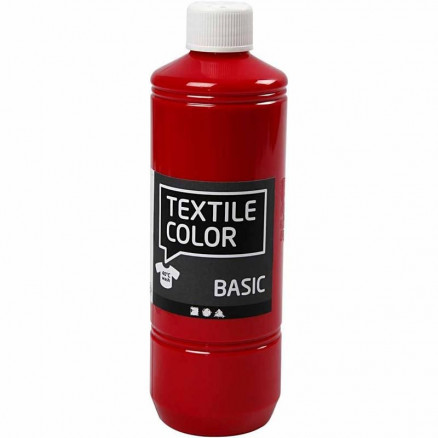 Textile Color, primær rød, 500 ml/ 1 fl.