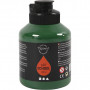 Art Akrylmaling, mørk grøn, halvblank, halvtransparent, 500 ml/ 1 fl.