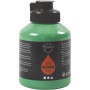 Art Akrylmaling, medium green, halvblank, dækkende, 500 ml/ 1 fl.