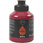 Art Akrylmaling, mørk rød, halvblank, halvtransparent, 500 ml/ 1 fl.