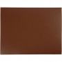 Linoleumsplade, brun, str. 30x39 cm, tykkelse 2,5 , 1 stk.