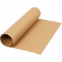 Læderpapir, lys brun, B: 50 cm, ensfarvet, 350 g, 1 m/ 1 rl.