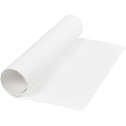 Læderpapir, B: 50 cm, 350 g/m2, hvid, 1m thumbnail