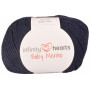 Infinity Hearts Baby Merino Garn Unicolor 26 Navy Blå