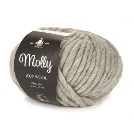 Mayflower Molly Garn Unicolor 08 Cool Grey