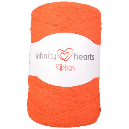 Infinity Hearts Ribbon Stofgarn 26 Orange