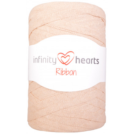 9: Infinity Hearts Ribbon Stofgarn 08 Beige