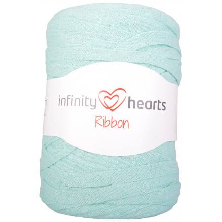 Infinity Hearts Ribbon Stofgarn 15 Mintgrøn
