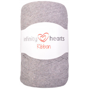 Infinity Hearts Ribbon Stofgarn 05 Grå