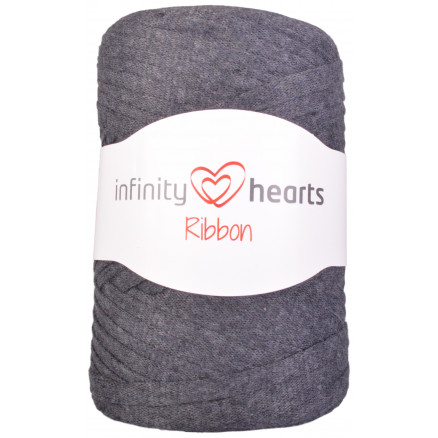 Infinity Hearts Ribbon Stofgarn 07 Koksgrå