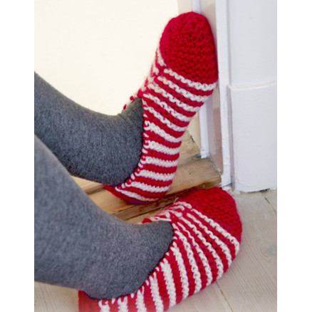 Strikkeopskrifter til strømper, sokker hjemmesko - Designer ting til gaver og din