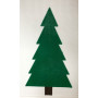 Juletræ med pynt Julemønster af Rito Krea - Perlemønster Jul 58-72-87cm